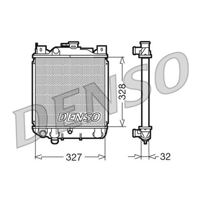Denso Radiator DRM47006