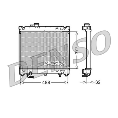 Denso Radiator DRM47010