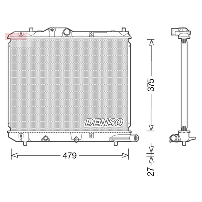 Denso Radiator DRM47013