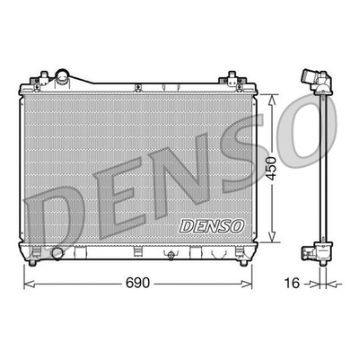 Denso Radiator DRM47016