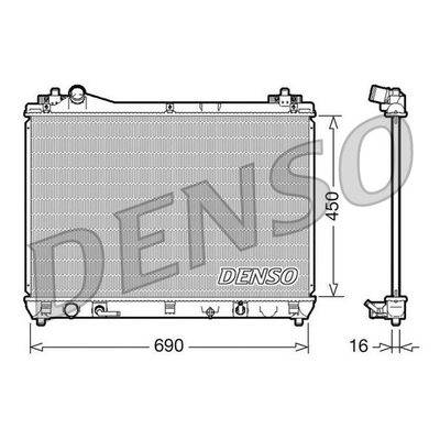 Denso Radiator DRM47017