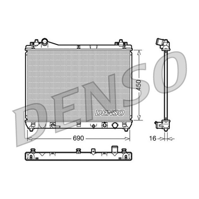 Denso Radiator DRM47018