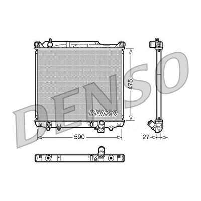 Denso Radiator DRM47020