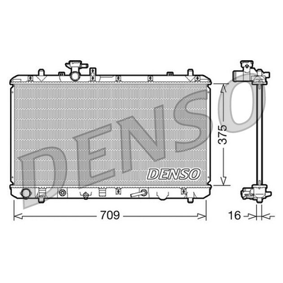 Denso Radiator DRM47024