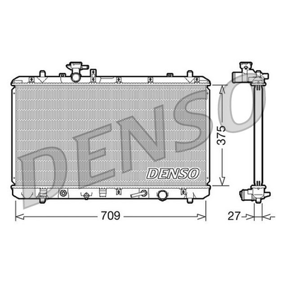 Denso Radiator DRM47025