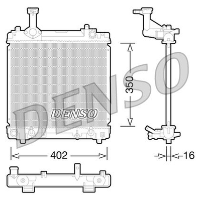 Denso Radiator DRM47027