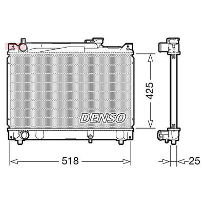 Denso Radiator DRM47030