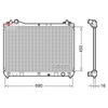 Denso Radiator DRM47031 thumbnail