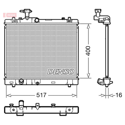 Denso Radiator DRM47032