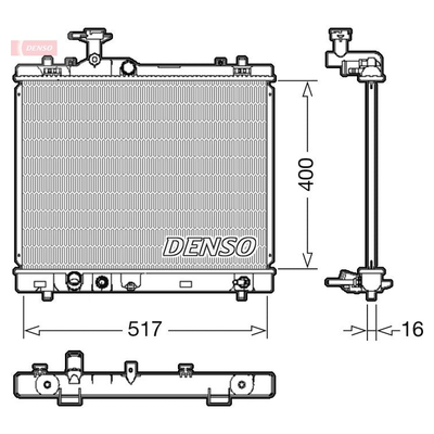 Denso Radiator DRM47033