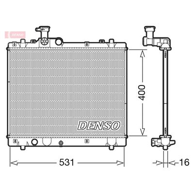 Denso Radiator DRM47034