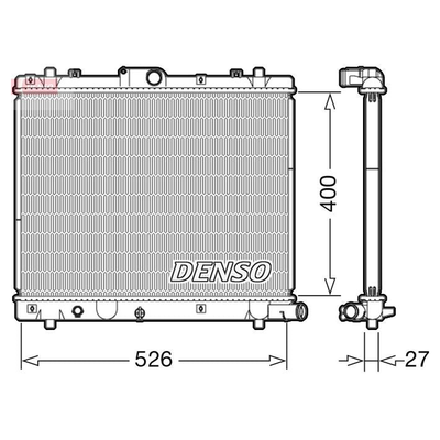 Denso Radiator DRM47036