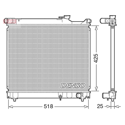 Denso Radiator DRM47037