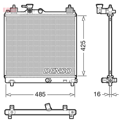Denso Radiator DRM47042