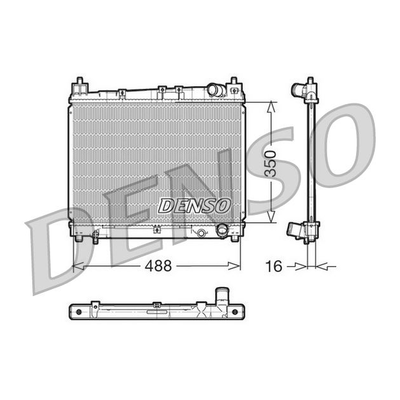 Denso Radiator DRM50006