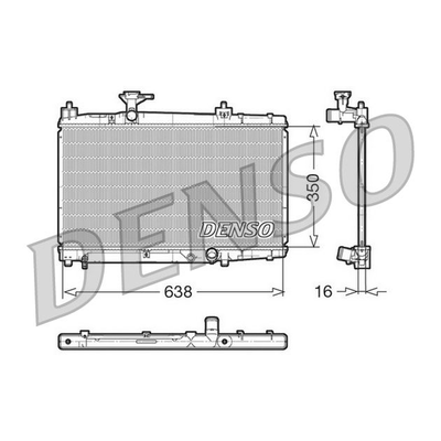 Denso Radiator DRM50007