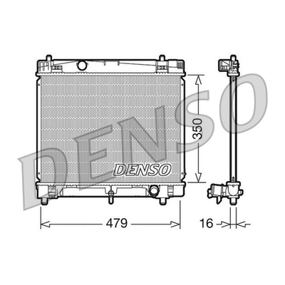 Denso Radiator DRM50008