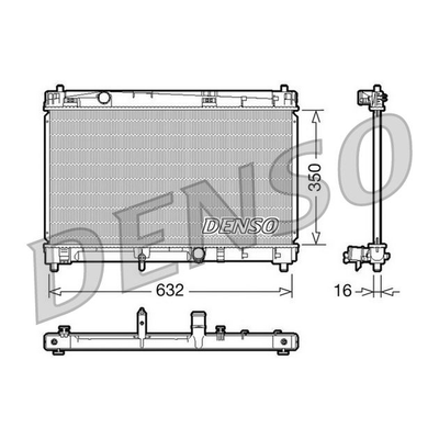Denso Radiator DRM50009