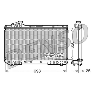 Denso Radiator DRM50020