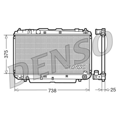 Denso Radiator DRM50021