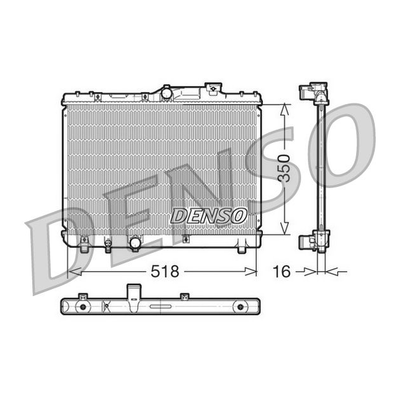 Denso Radiator DRM50029