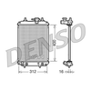 Denso Radiator DRM50050 thumbnail
