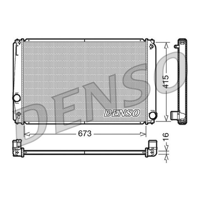 Denso Radiator DRM50051