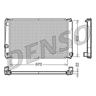 Denso Radiator DRM50053