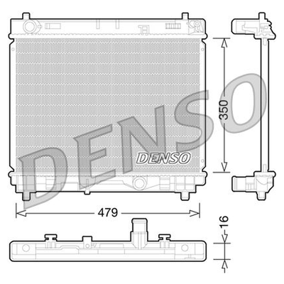 Denso Radiator DRM50059