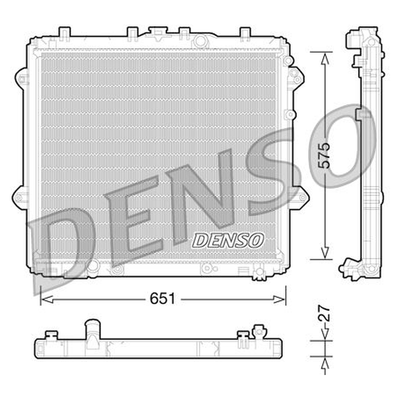 Denso Radiator DRM50060