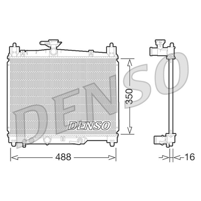 Denso Radiator DRM50066