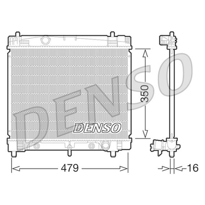 Denso Radiator DRM50070