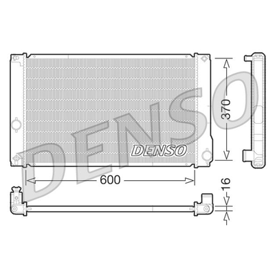Denso Radiator DRM50076