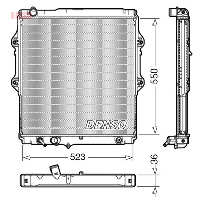 Denso Radiator DRM50084