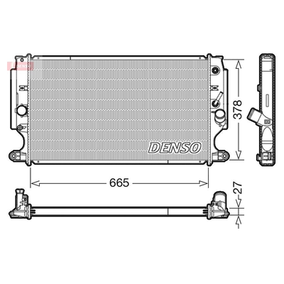 Denso Radiator DRM50088