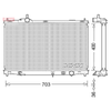 Denso Radiator DRM50095 thumbnail