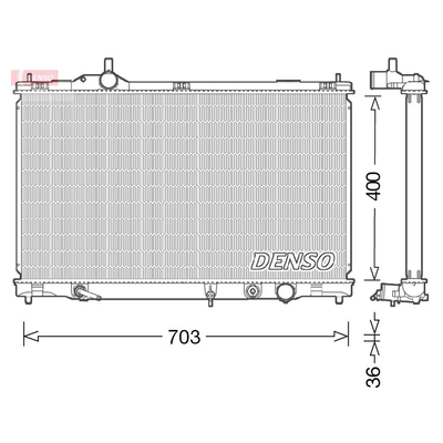 Denso Radiator DRM50095