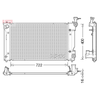 Denso Radiator DRM50098 thumbnail