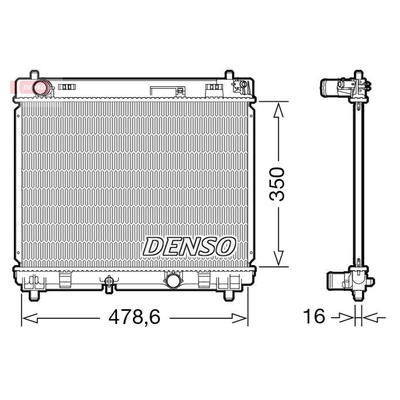 Denso Radiator DRM50104