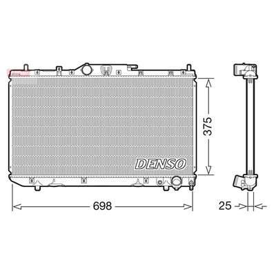 Denso Radiator DRM50114