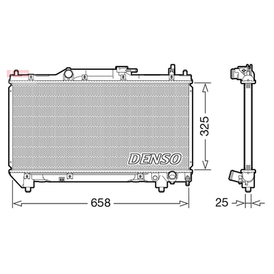Denso Radiator DRM50115