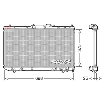 Denso Radiator DRM50116