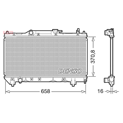 Denso Radiator DRM50117