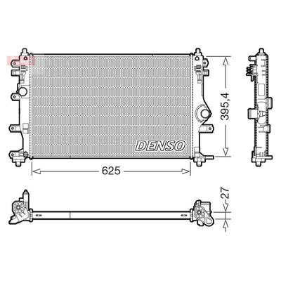 Denso Radiator DRM50128