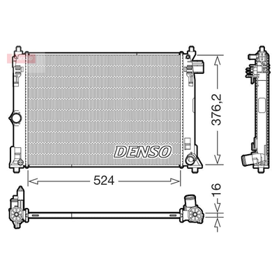 Denso Radiator DRM50130