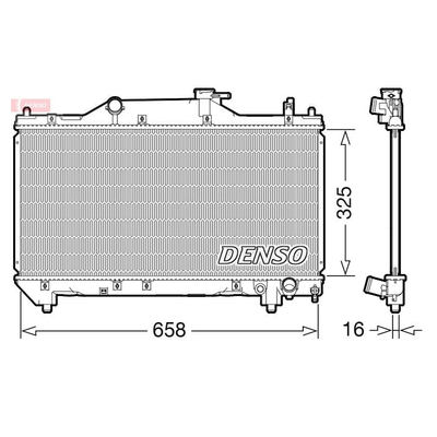 Denso Radiator DRM50131