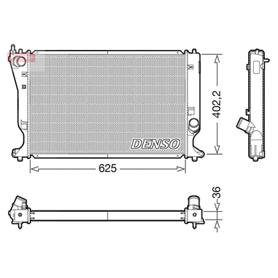 Denso Radiator DRM50132
