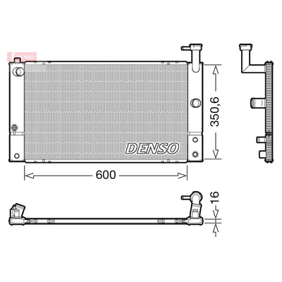 Denso Radiator DRM50133