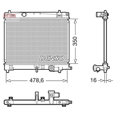 Denso Radiator DRM50137