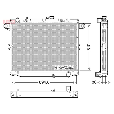 Denso Radiator DRM50139